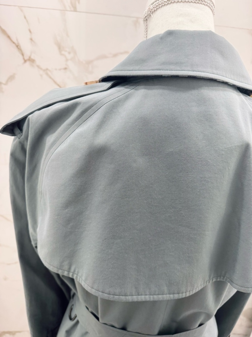 [Authentic] Burberry - Tropical Gabardine  -Rare, Wool Lining Trench Coat - Picture 10 of 16